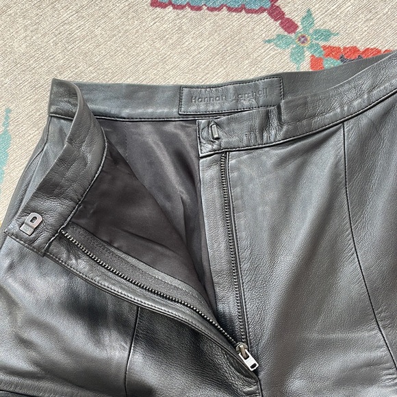 Hannah Marshall Genuine Leather Cutout pants - Picture 8 of 16